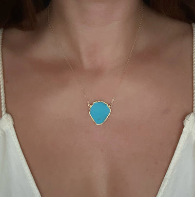 Turquoise Raw Necklace