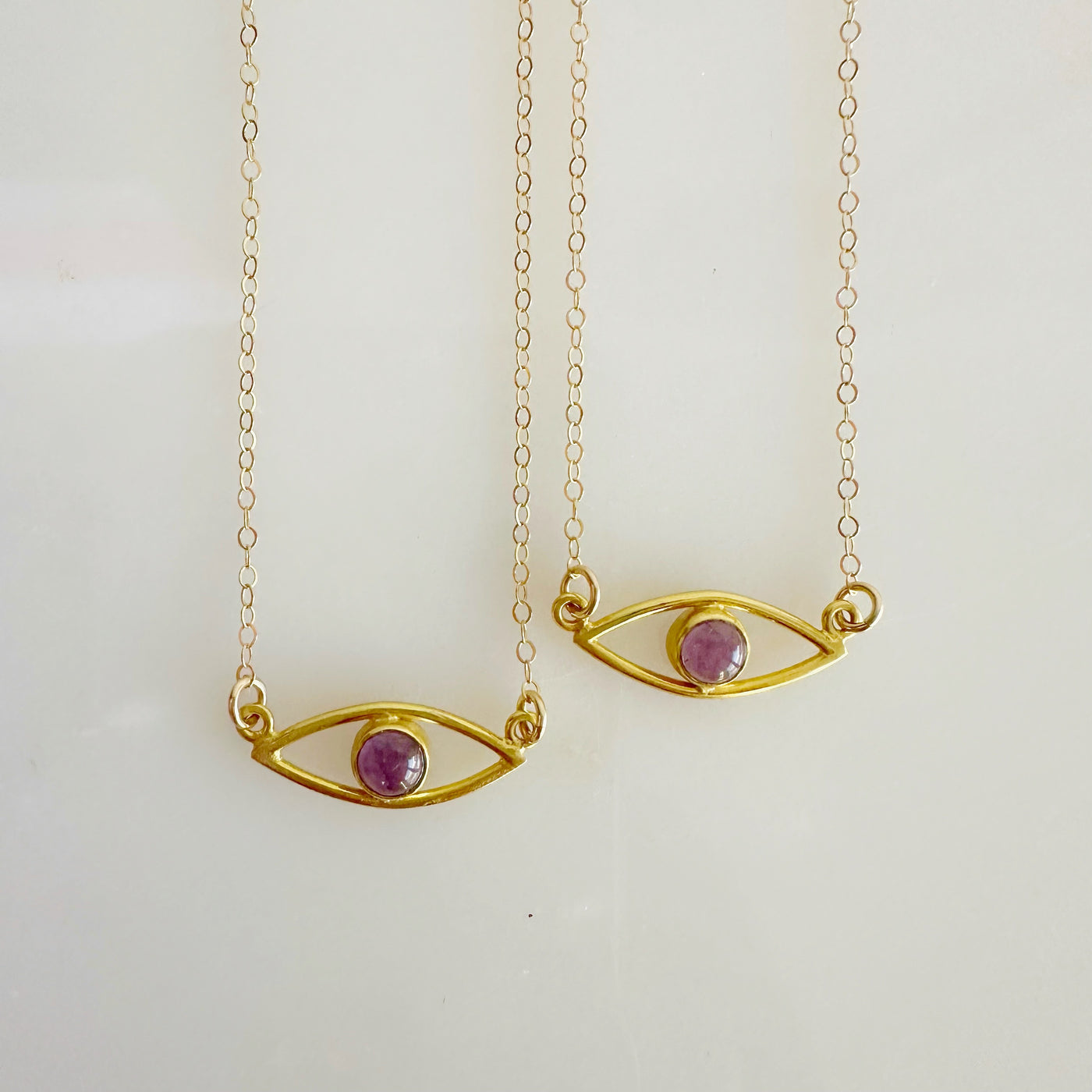 Amethyst Eye Necklace