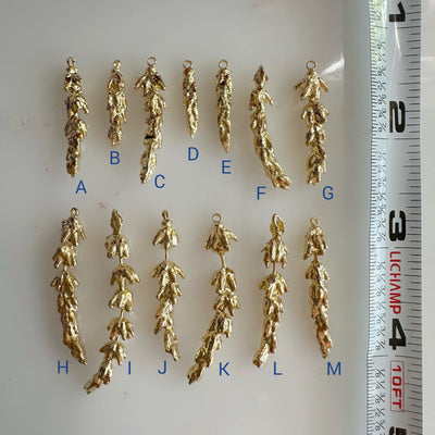 Real Lavender Gold Necklace