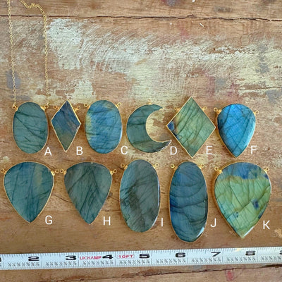 Large Labradorite Necklace