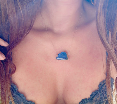 Blue Labradorite Cloud Necklace