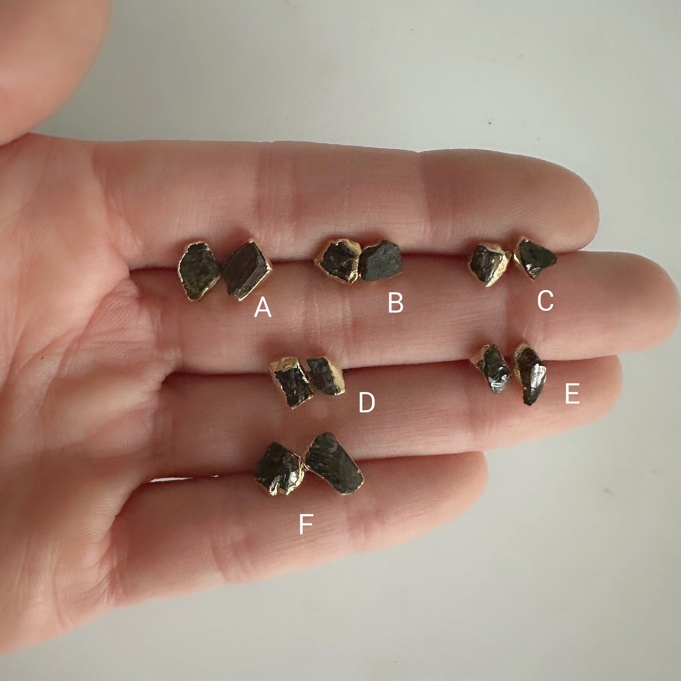 Elite Noble Shungite Stud Earrings