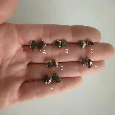 Elite Noble Shungite Stud Earrings
