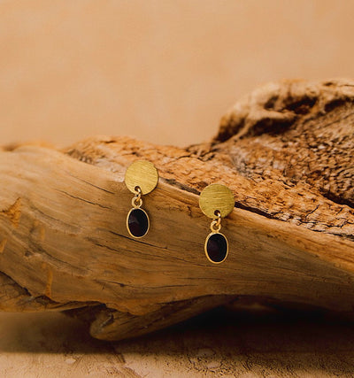 Black Onyx Earrings