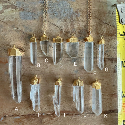 Lemurian Quartz Necklace