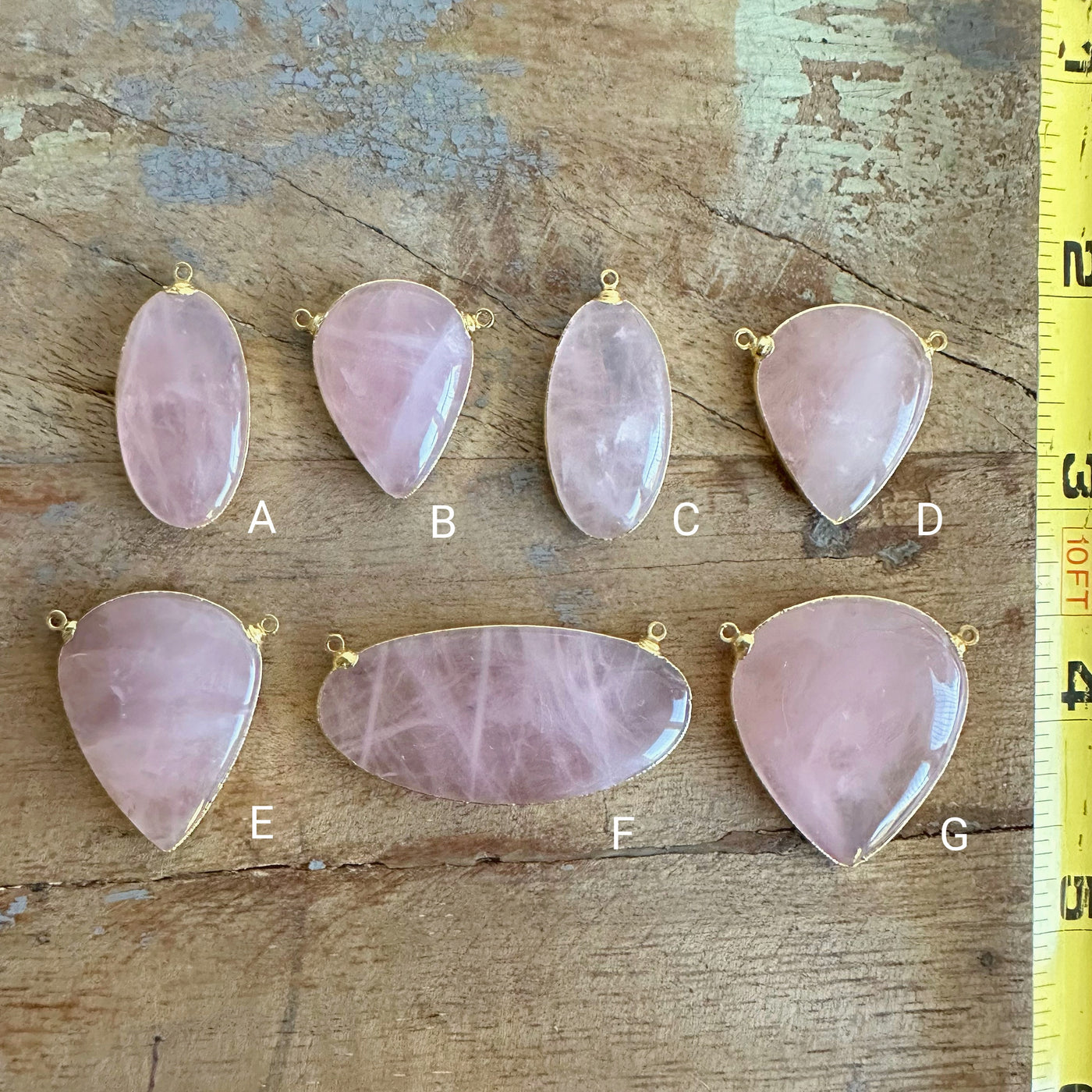 Rose Quartz Pendant Necklace