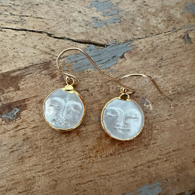 Man in the Moon Earrings