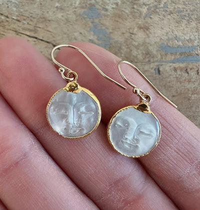 Man in the Moon Earrings