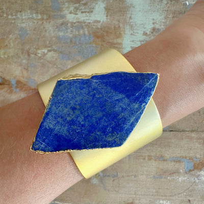 Lapis Cuff Bracelet