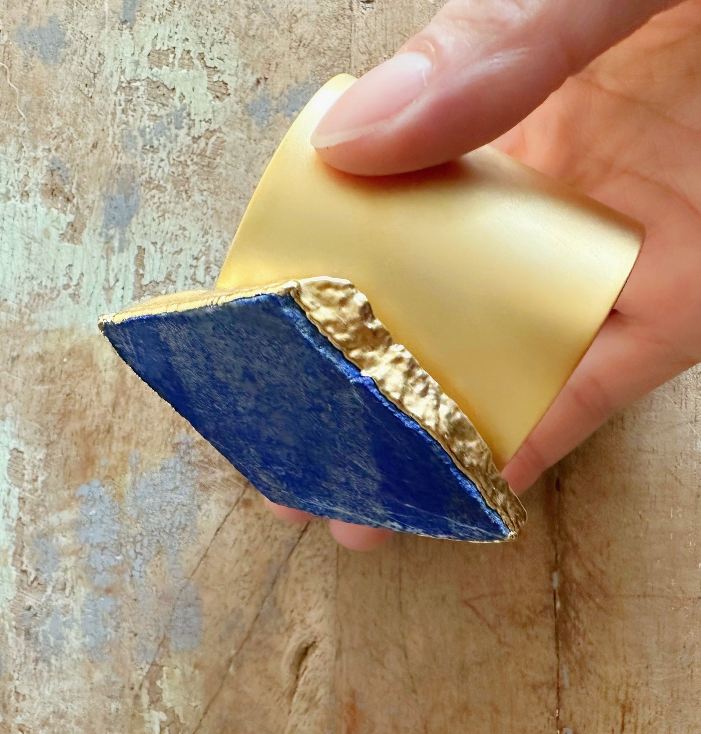 Lapis Cuff Bracelet