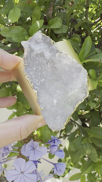 Crystal Quartz Cluster Cuff