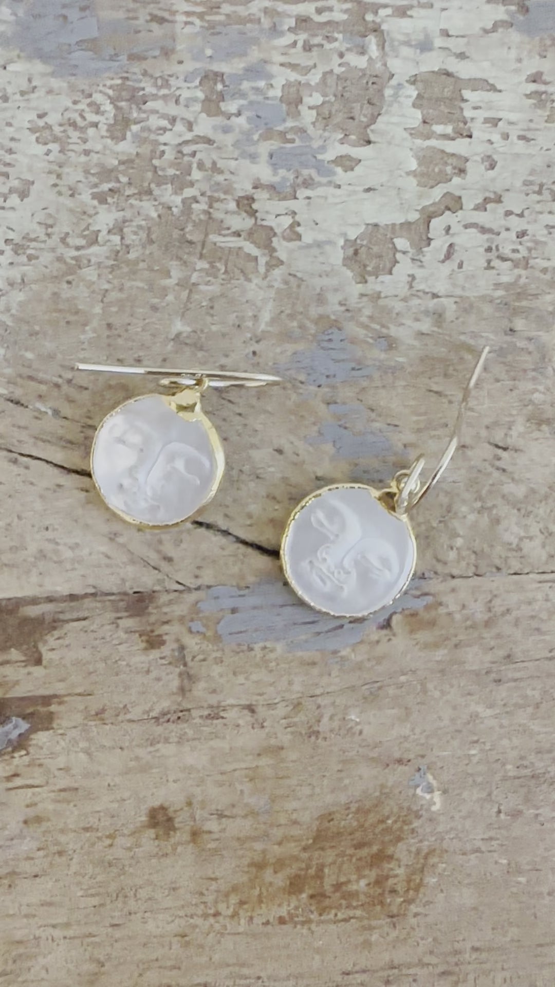 Man in the Moon Earrings