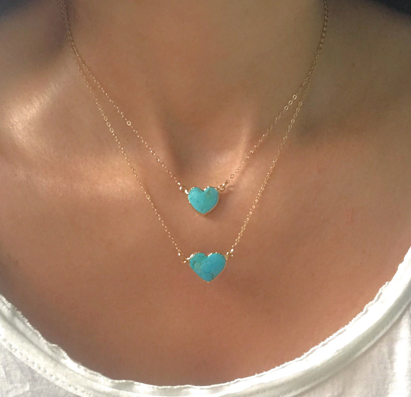 Turquoise Heart Necklace