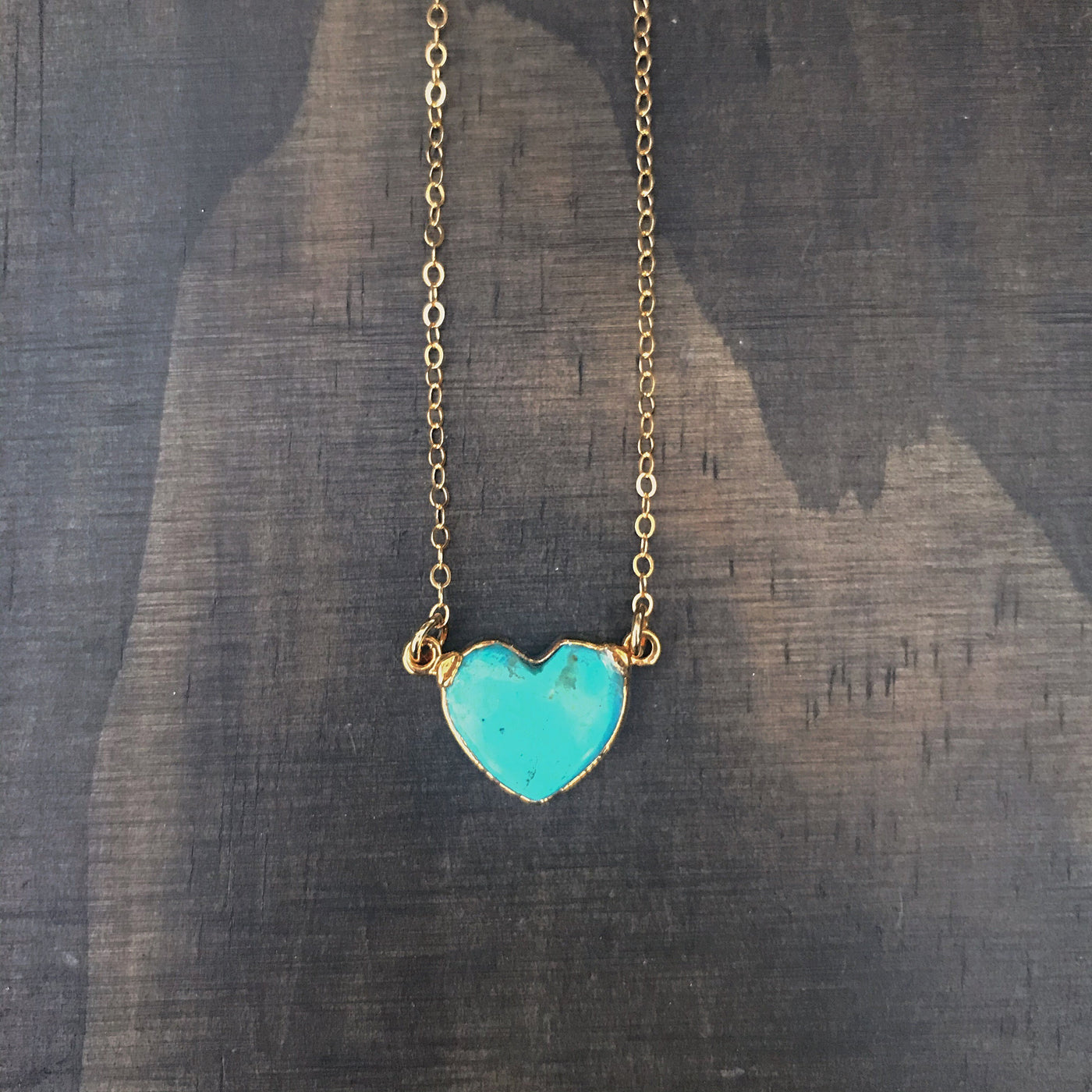 Turquoise Heart Necklace