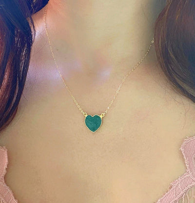 Jade Heart Necklace