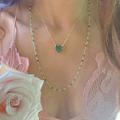 Jade Heart Necklace