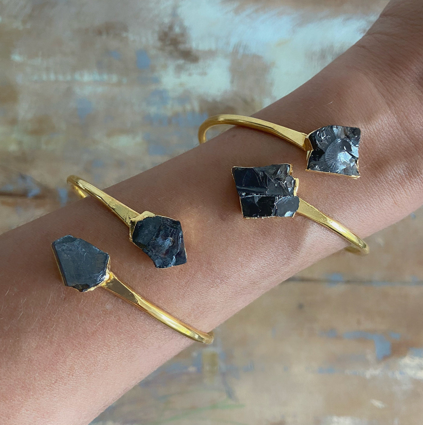 Elite Noble Shungite Gold Bracelet