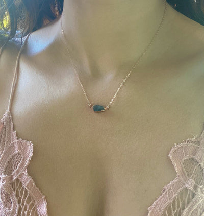 Rose Gold Noble Shungite Necklace