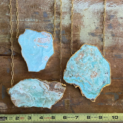 Caribbean Blue Calcite Necklaces