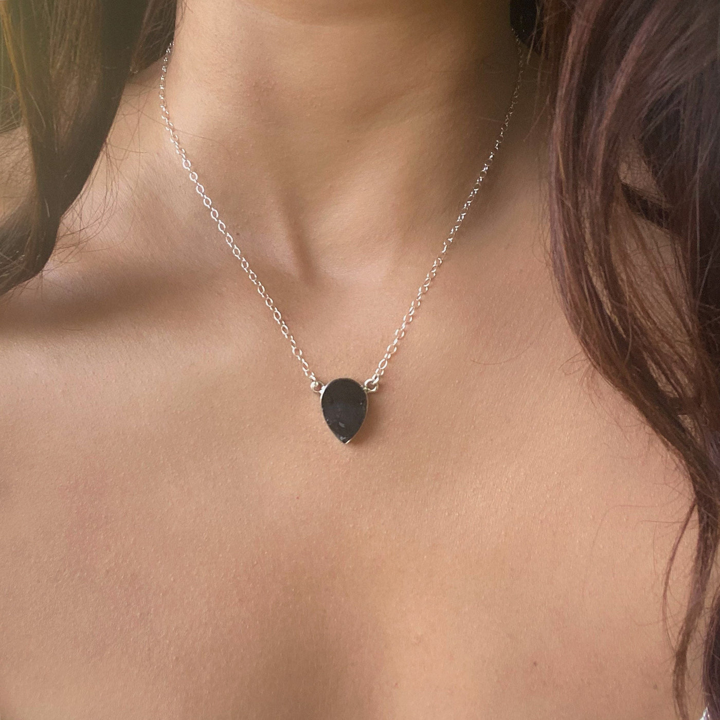 Sterling Silver Elite Noble Shungite Necklace