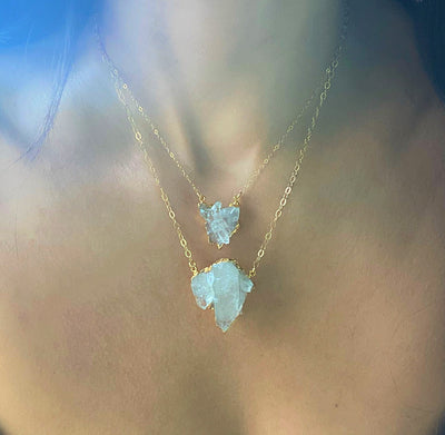 Clear Quartz Cluster Necklace