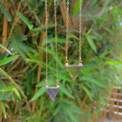 Ametrine Triangle Necklace