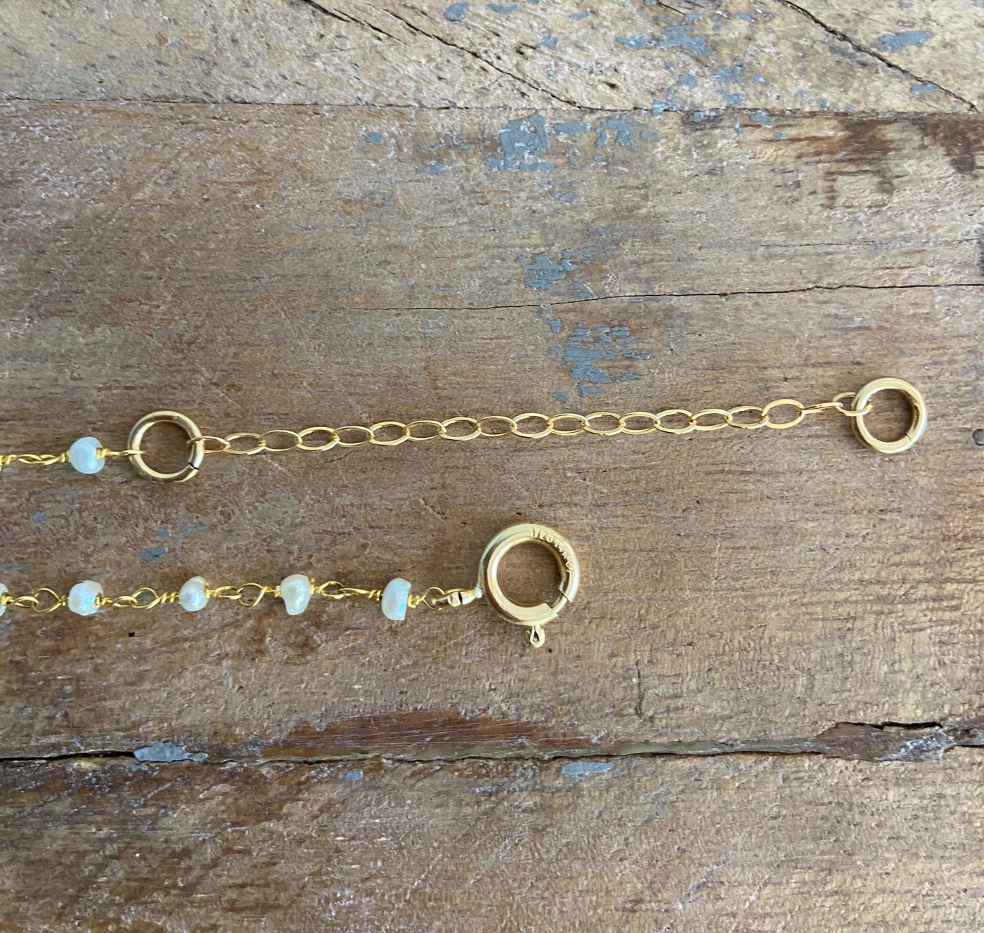 Pearl Moon Phase Lariat Necklace