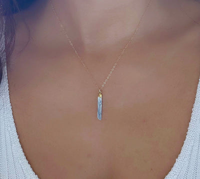 Kyanite Bar Necklace