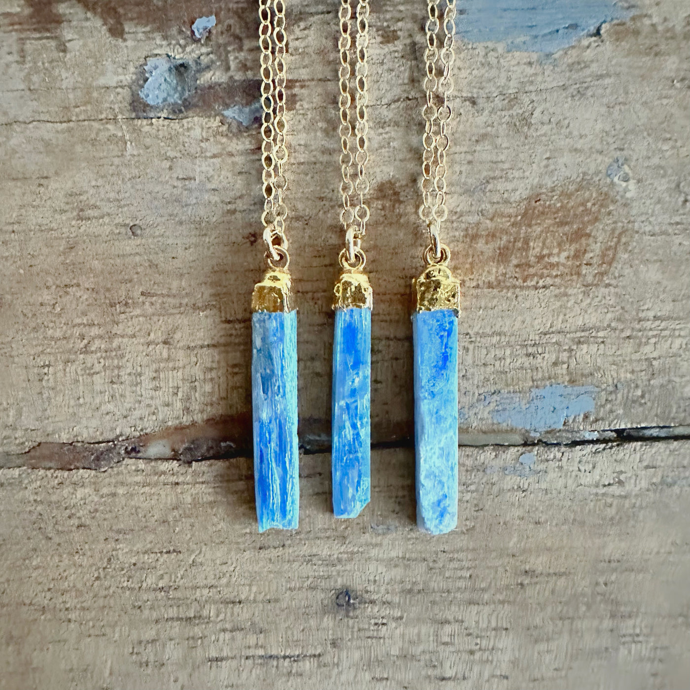 Kyanite Bar Necklace