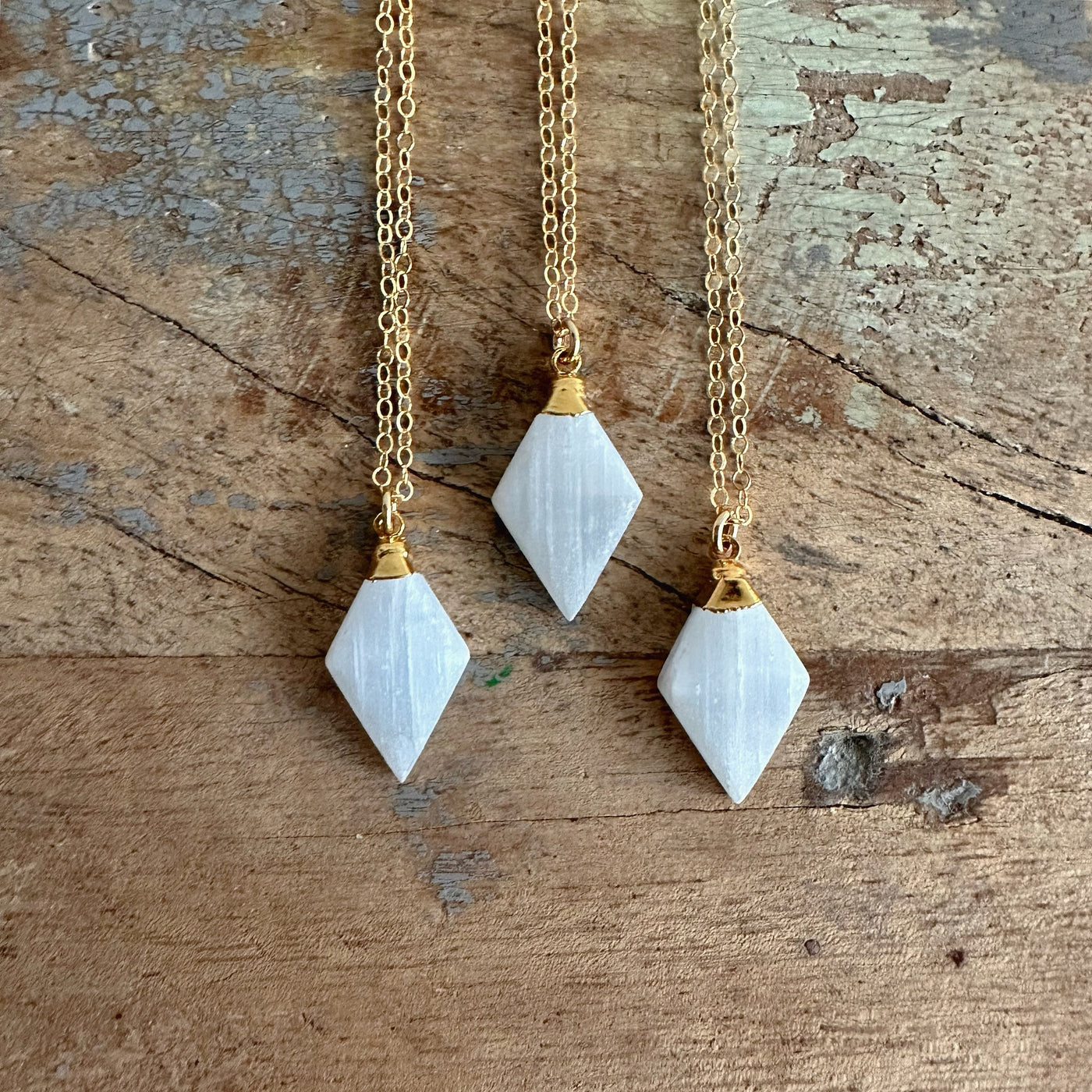 Selenite Necklace