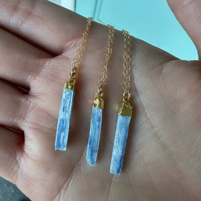 Kyanite Bar Necklace